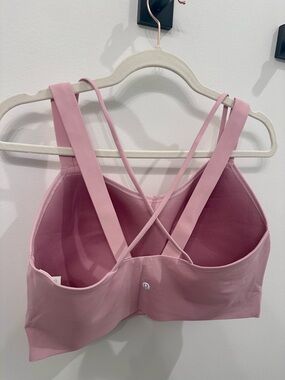 lululemon athletica NWT Light Pink like a cloud longline Bra size 14